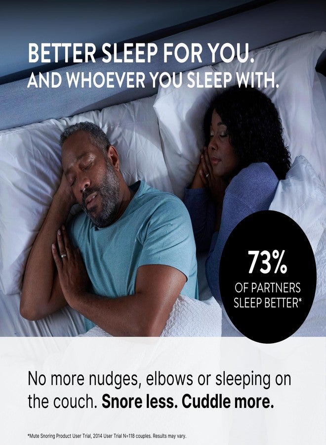 Rhinomed Mute Nasal Dilator Snoring Solution | Medium 3 Pack | Snore Less & Sleep Better | Nasal Strip Alternative | Comfortable Breathing Aids for Better Sleep & Improved Airflow - Image 4