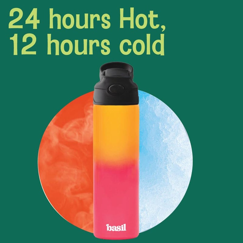 BASIL Lunch Box Combo -Lunch Box & Waterbottle| Stainless Steel Tiffin Box for Kids | Leak Proof Lunch Box |Stainless Steel Sipper Bottle for Kids-Red Adventure - Image 5