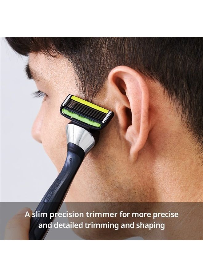 Dorco Pace 6 Pro - Six Blade Razor System with Trimmer - 12 Pack Refill (No Handle) - Image 4