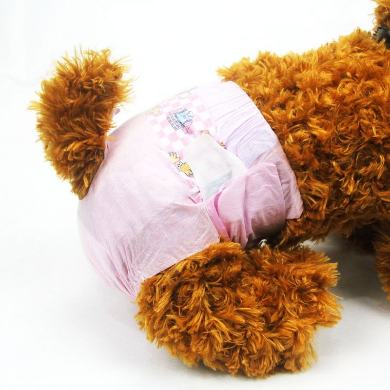 Dono Disposable Pet Diapers for Female Dogs Super Absorbent Soft Heating and Pee Puppy Diapers Female Liners, Including 20pcs XXS Diapers for Dogs and Cats - Image 1