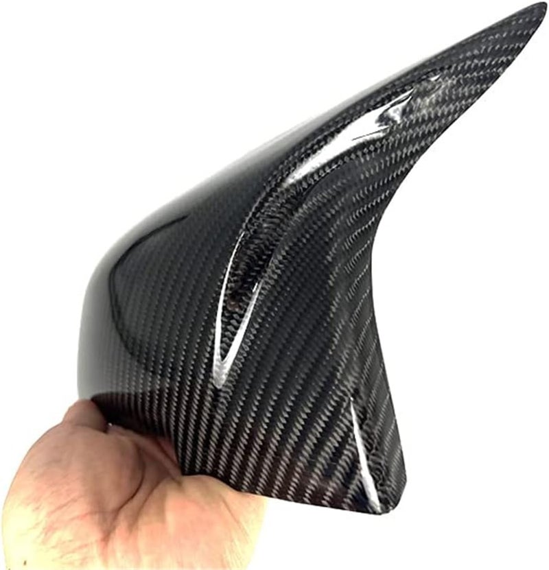 Wivplex Real Carbon Fiber Rear View Mirror Cover Cap - Image 2