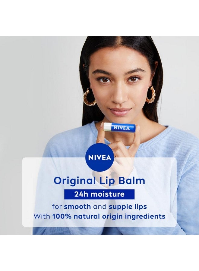 NIVEA Lip Balm, Original Care - Image 3