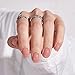BTArtbox Press On Nails Short - Nude Square Nail Tips Glue On Nails, Reusable Stick On Nails in 16 Sizes - 32 Soft Gel Fake Nails Kit, Cinnamon - Image 2