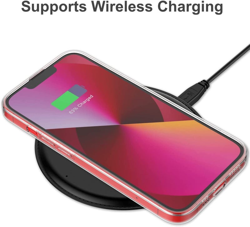 Nishtech غطاء خلفي شفاف هجين ناعم رفيع مضاد للغبار لجهاز آيفون 13 ميني (5.4 بوصة) مع حماية الكاميرا - Image 2