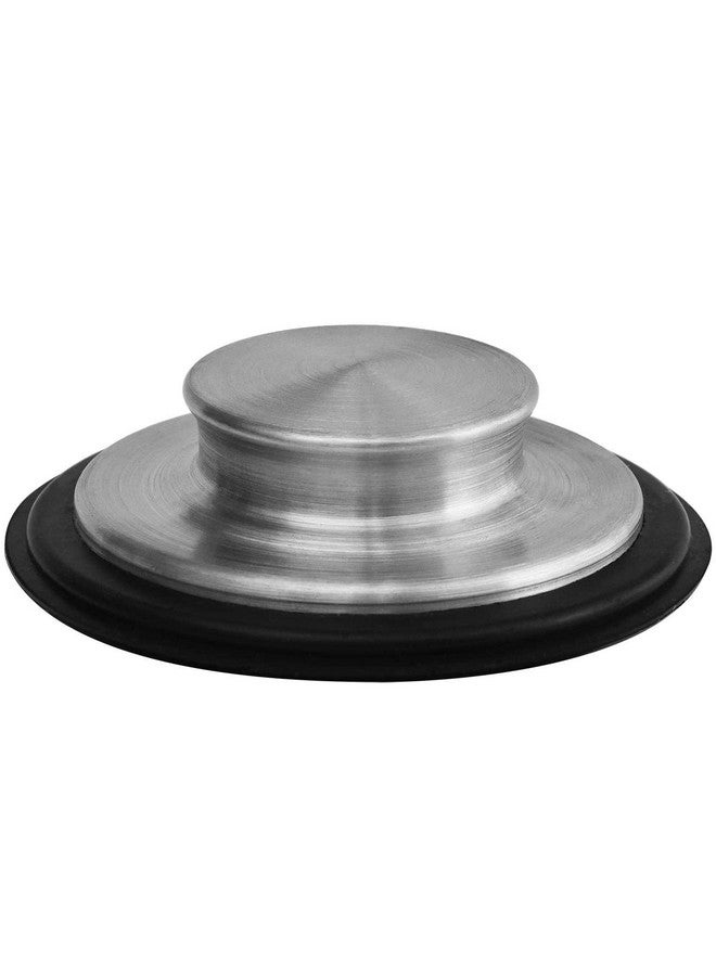 Hilltop Products 3 3/8 inch (8.57 cm) - Kitchen Sink Stopper Stainless Steel Garbage Disposal Plug Fits Standard Kitchen Drain Size of 3 1/2 inch (3.5") Diameter - Image 1