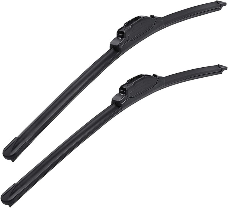 MIKKUPPA 26"+21" Windshield Wipers Blades Replacement for 2007-2013 Acura MDX, 2007-2013 Dodge Durango, 2011-2016 Honda CR-Z, U/J Hook All Season Wiper Blades(Pack of 2) - Image 1