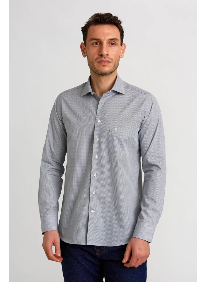 Bisse Gm 232038 Uk Italian T. Pocket Shirt Gray GM23K232038_D55