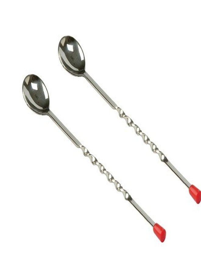THW® 100% Stainless Steel Bar Tool | Bar Accessories | Bar Spoon | 11 inches Set of 2 Pieces - Image 1