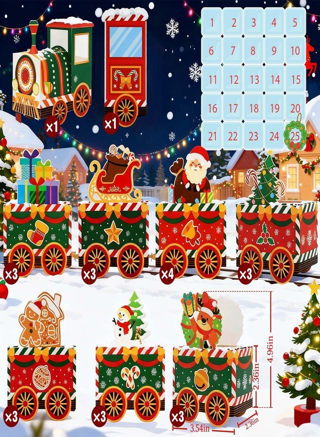 Lihome تقويم ليهوم المنزلي لعيد الميلاد - تقويم فارغ لتعبئته بنفسك، صناديق هدايا عيد الميلاد فارغة للعائلة والأطفال - Image 2