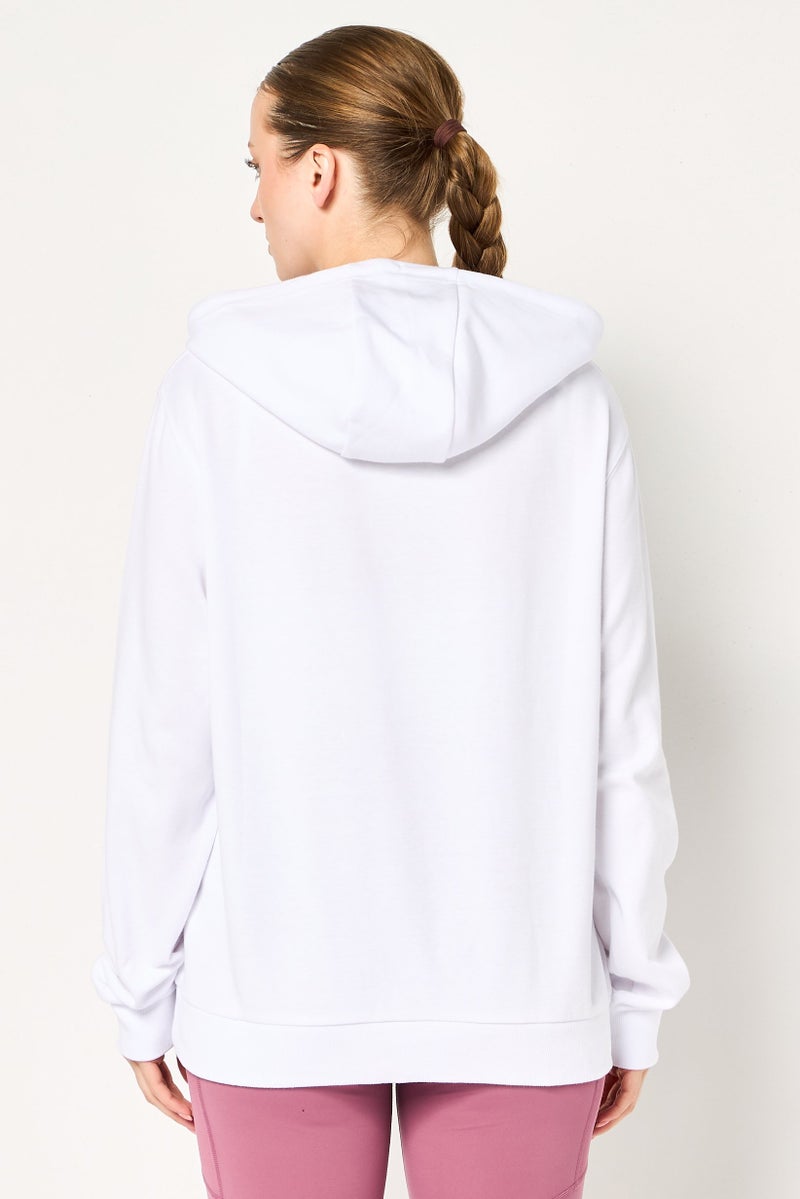 Ellesse Women Sportswear Fit Long Sleeve Outdoor Hoodie, White - Image 3