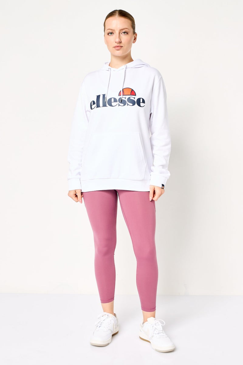 Ellesse Women Sportswear Fit Long Sleeve Outdoor Hoodie, White - Image 4