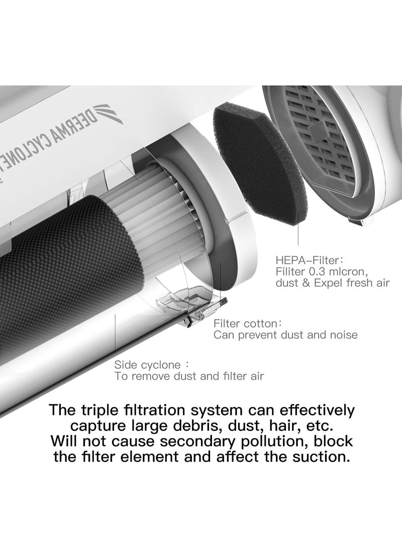 Alissa X700 2-in-1 Powerful Handheld & Stick Vacuum Cleaner | 600W Motor, 15kPa Suction, XL Dust Tank, Quiet Operation, Triple Filtration – Lightweight & Efficient Cleaning Solution - Image 4