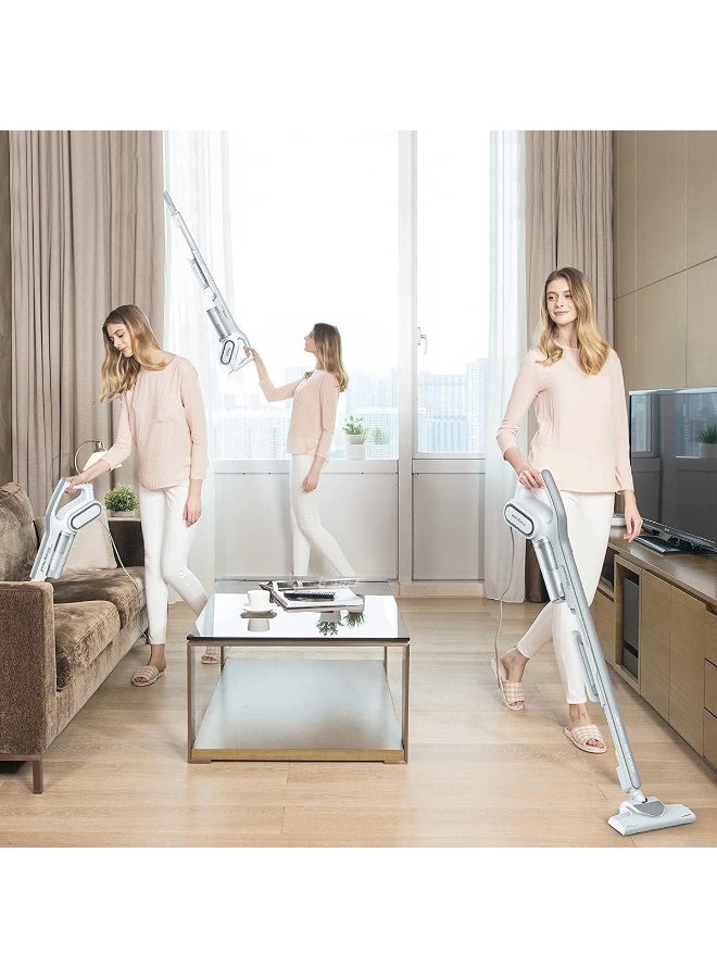 Alissa X700 2-in-1 Powerful Handheld & Stick Vacuum Cleaner | 600W Motor, 15kPa Suction, XL Dust Tank, Quiet Operation, Triple Filtration – Lightweight & Efficient Cleaning Solution - Image 5