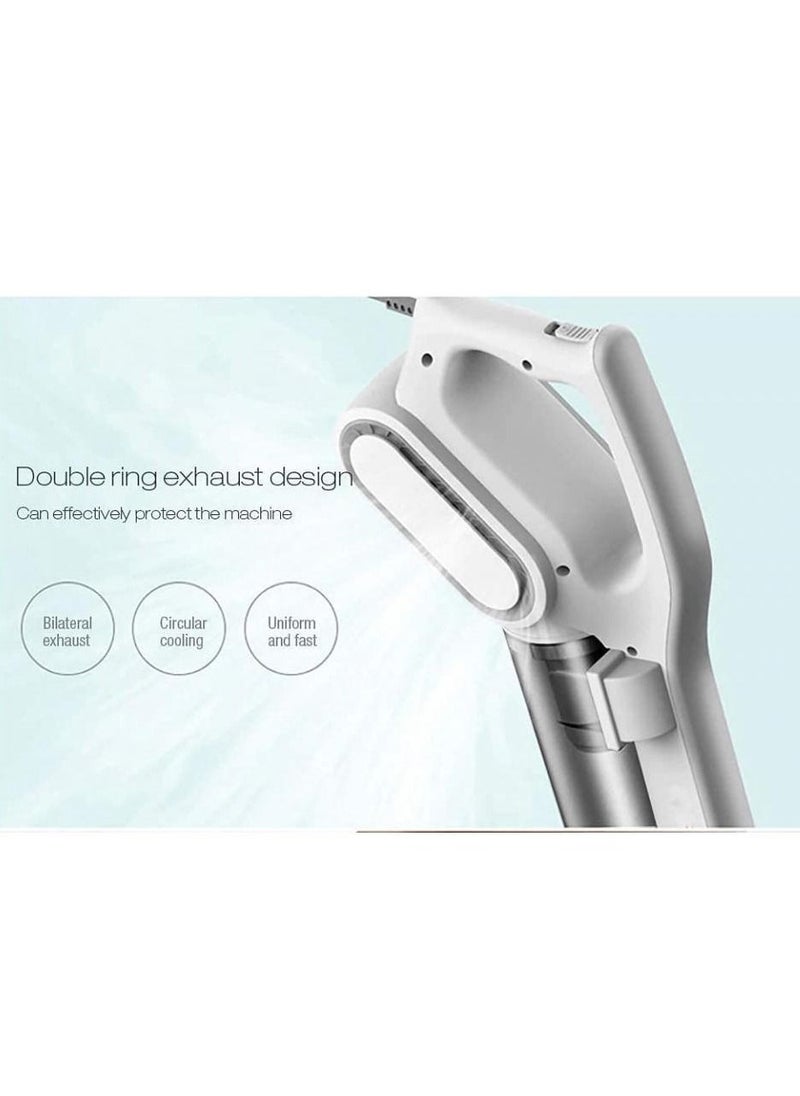 Alissa 2-In-1 Handheld Vacuum Cleaner With Large Capacity Dust Box Low Noise Triple Filter Vertical Dust Collector Dx700 White  - Image 5