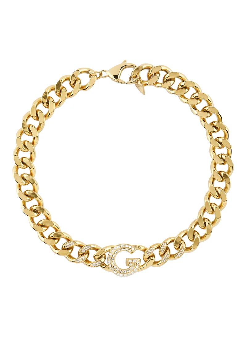 GUESS G Crystal Logo Necklace
