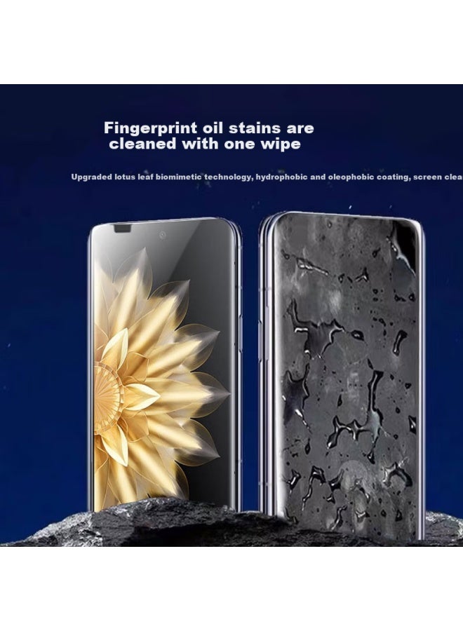 KOOLIFE حماية شاشة زجاجية مقسّاة من Koolife لهاتف Honor Magic V2/V3/V5، وHonor Magic Vs2/Vs3، حماية شاشة قابلة للطي تغطي بالكامل، رقيقة جداً، عالية الدقة، مضادة للكسر، ومقاومة لبصمات الأصابع. - Image 4