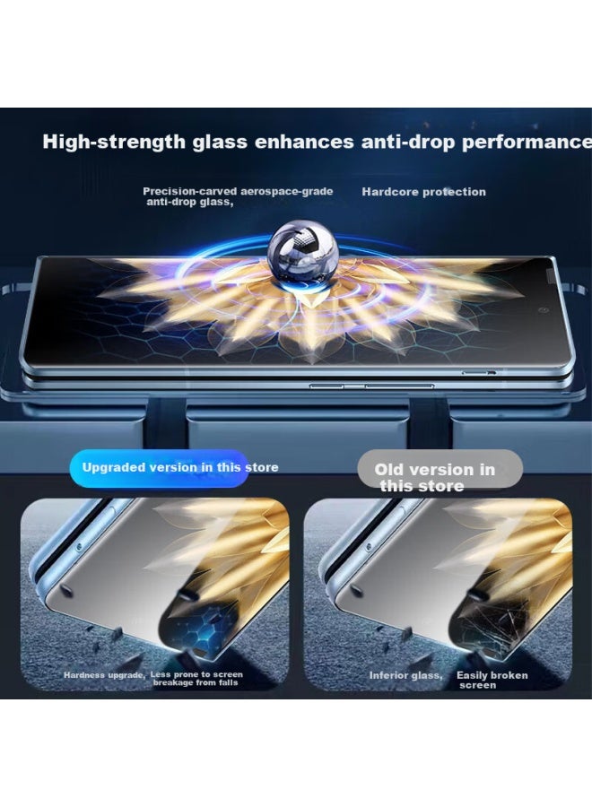 KOOLIFE حماية شاشة زجاجية مقسّاة من Koolife لهاتف Honor Magic V2/V3/V5، وHonor Magic Vs2/Vs3، حماية شاشة قابلة للطي تغطي بالكامل، رقيقة جداً، عالية الدقة، مضادة للكسر، ومقاومة لبصمات الأصابع. - Image 2