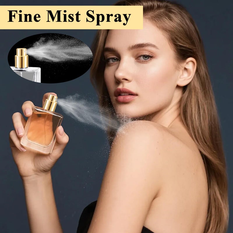 Worldity 12 Pack Refillable Glass Perfume Bottles - Premium Square Gold Atomizer Spray Bottles, Leak-Proof Portable Empty Perfume Containers for Travel, Purse, Gym & Home Office Use - Image 5