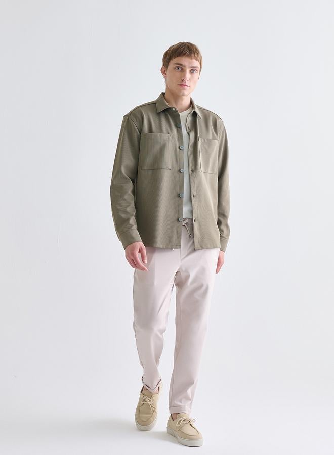 LC WAIKIKI Standard Fit Elasticated Waist Men's Trousers - Image 1