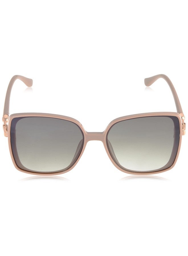 فينس كاموتو نظارة شمسية مربعة واقية من الأشعة فوق البنفسجية للنساء Vc963 هدايا فاخرة للنساء مقاس 59 مم، لون بيج، مم أمريكي - Image 2