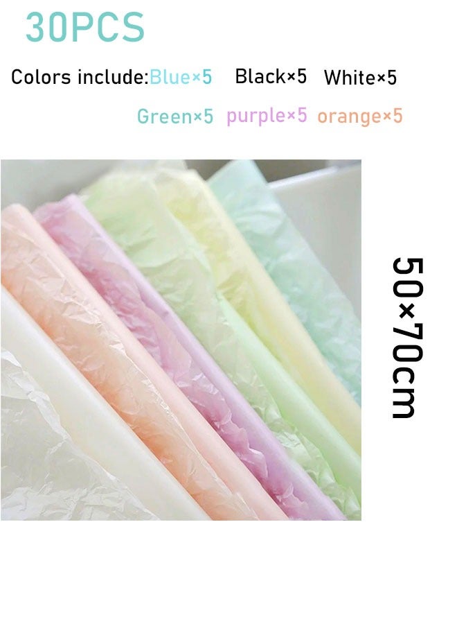 GBQ 30PCS gift paper bouquet paper wrapping is suitable for gift florist holiday decoration - Image 2