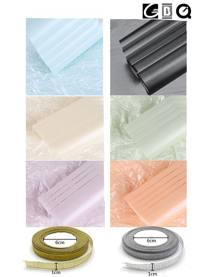 GBQ 30PCS gift paper bouquet paper wrapping is suitable for gift florist holiday decoration - Image 1