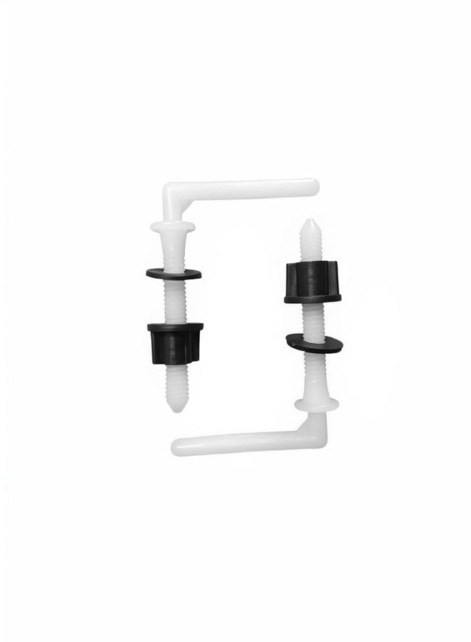 BEUWFEL Toilet Seat L Type Screw Hinges for Modern Commode | Western Toilet Commode Parry Type Clamp Box | Universal Toilet Seat Clamp Hinges (Pair) - Image 2