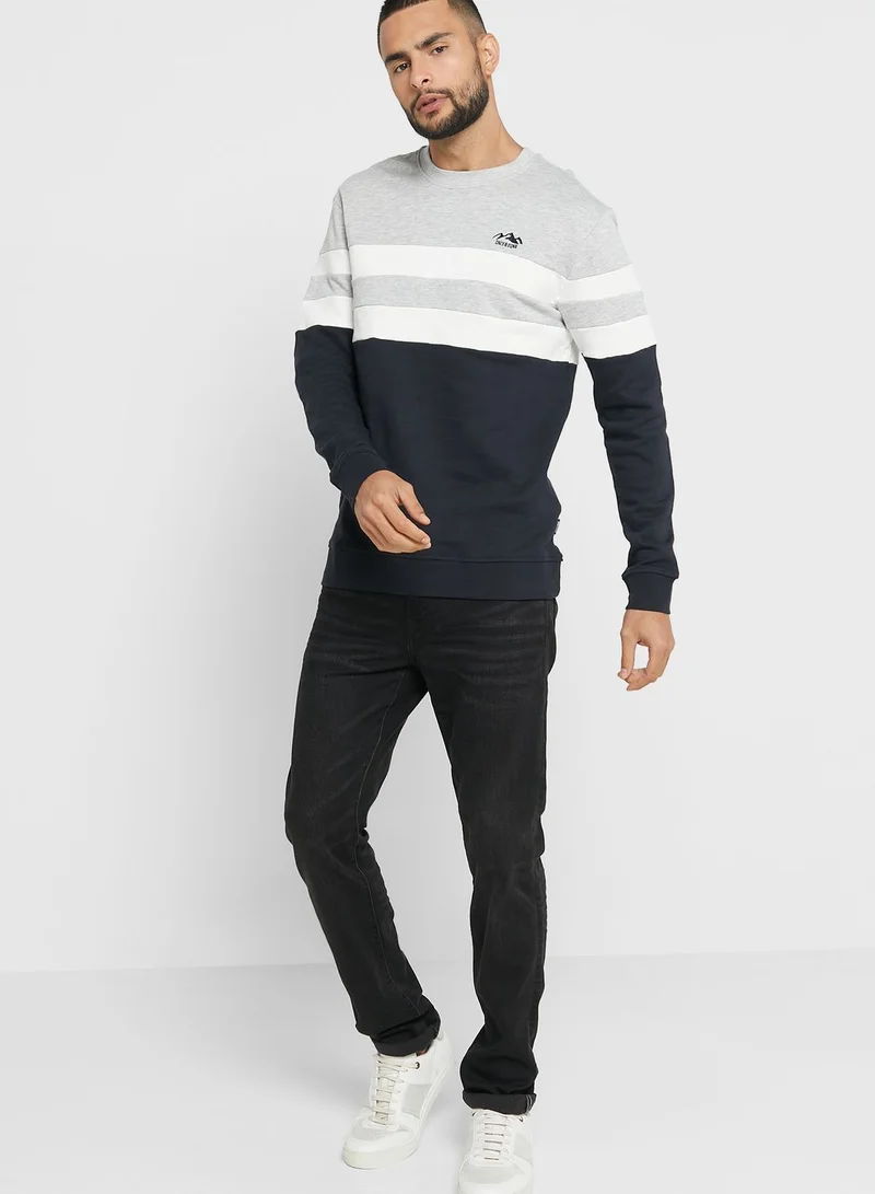 Only & Sons Color Block Sweatshirt