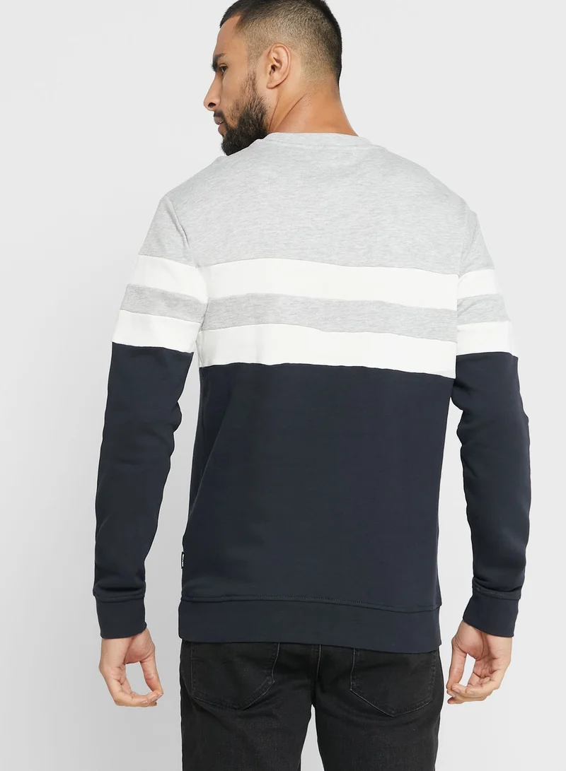 Only & Sons Color Block Sweatshirt
