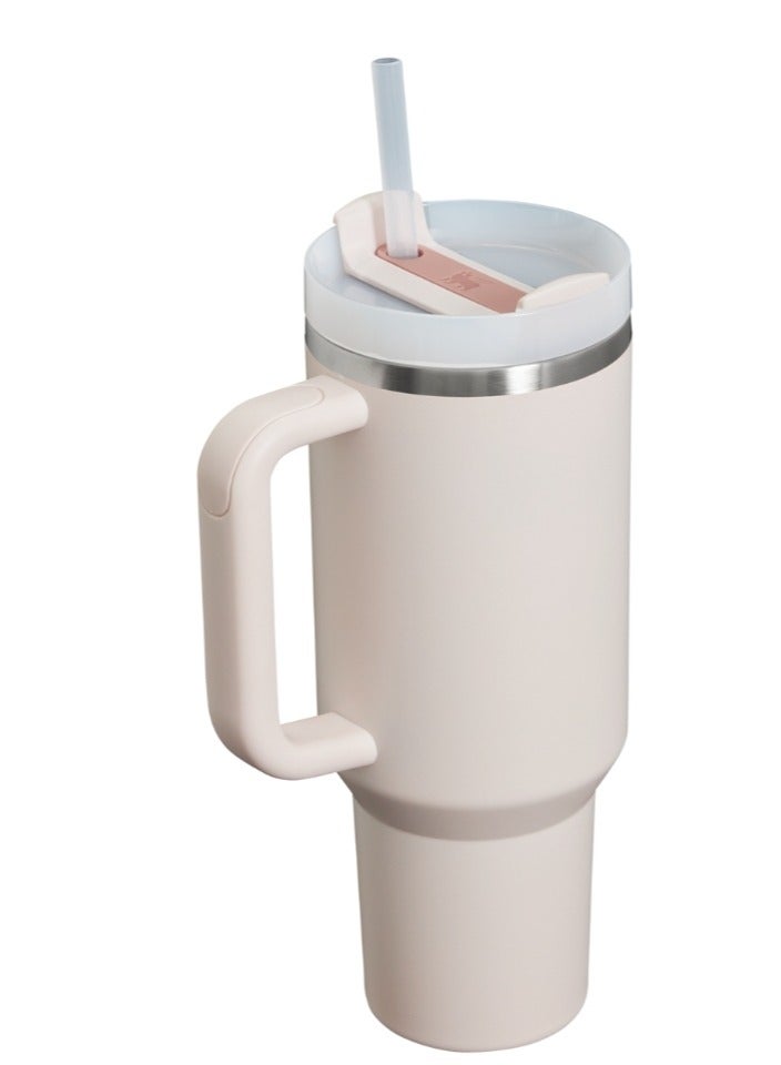 Stanley Replacement Lid for 40 oz Quencher H2.0 FlowState Tumbler (Rose Quartz) - Splash-Resistant Cover - Image 2