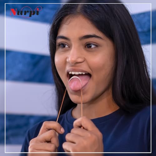 Nurpi copper premium design tongue cleaner pack of 2 - Image 5