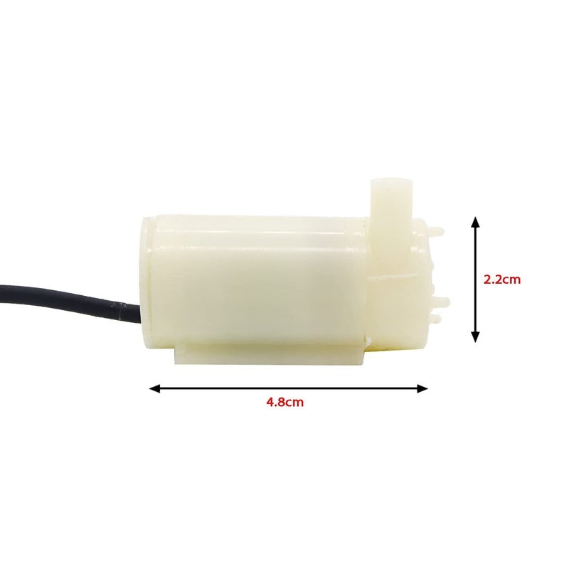 Electronicspices DC 4-12V Micro Submersible WaterProof Mini Water Pump FOR DIY- PACK OF 5 - Image 5