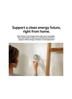 Google Nest 4Th Gen Programmable Smart Wi-Fi Thermostat For Home Ga02083Us – Fog  - Image 5