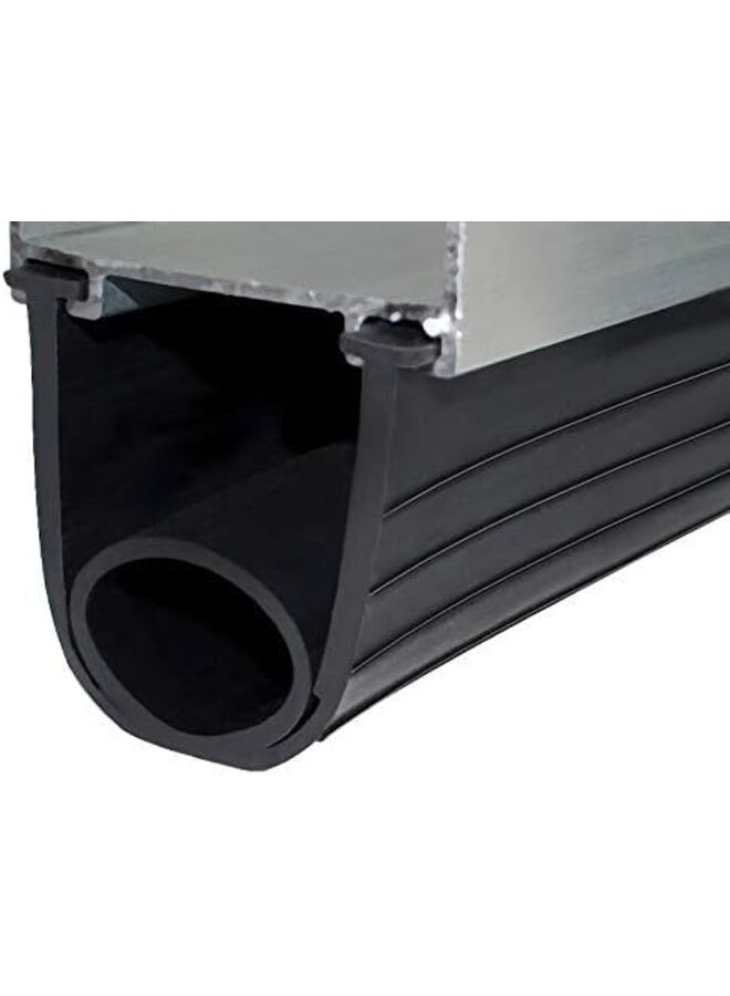 Garage Door Seals Bottom Rubber Weather Stripping Kit Seal Strip Replacement,Universal Weatherproof Threshold Buffering Sealing Rubber 5/16 Inch T Ends, 3 3/4 Inch Width (Size : 10FT) - Image 3