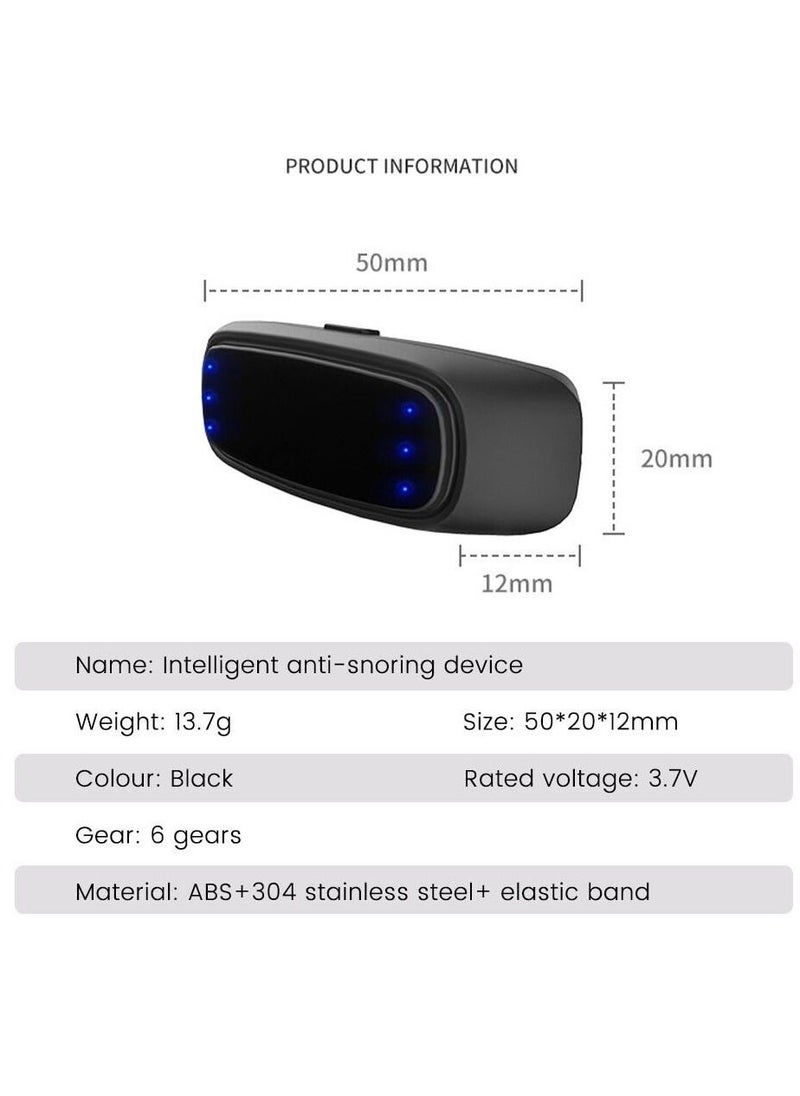 ماركة غير محددة - جهاز SleepPro Smart EMS لمكافحة الشخير ، جهاز EMS ذكي لمكافحة الشخير ، جهاز SleepRex الذكي لمكافحة الشخير ، جهاز EMS ذكي لمكافحة الشخير للنوم المريح (قطعة واحدة وسماعات أذن) - Image 1
