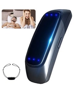 جهاز SleepPro Smart EMS لمكافحة الشخير ، جهاز EMS ذكي لمكافحة الشخير ، جهاز SleepRex الذكي لمكافحة الشخير ، جهاز EMS ذكي لمكافحة الشخير للنوم المريح (قطعة واحدة وسماعات أذن)