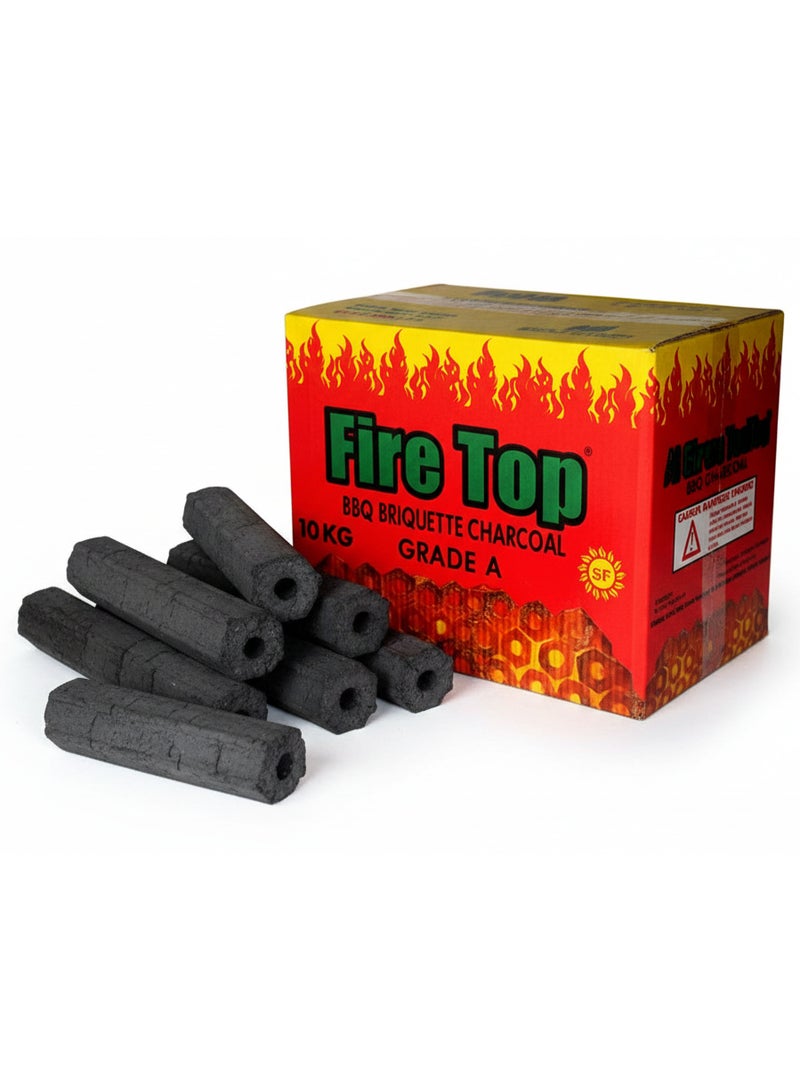 الصقر فحم الشواء من فاير توب، فحم أسود طويل الفتحة، 5 كجم - Image 1