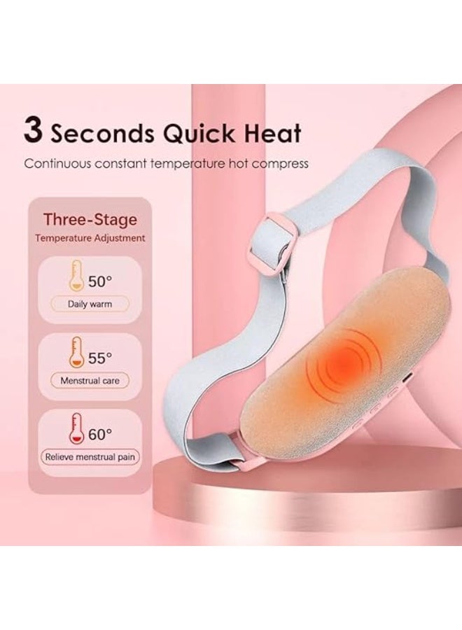 جهاز تخفيف آلام الدورة الشهرية – تسخين سريع، 3 مستويات حرارة و4 أوضاع مساج، بطارية قوية وشاشة عرض لتخفيف آلام الدورة - Image 3