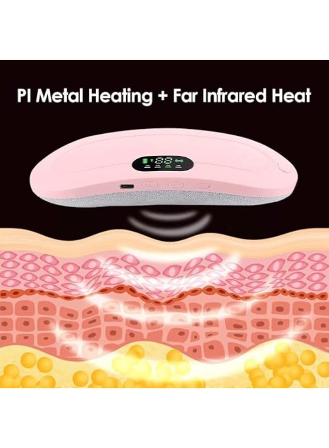 جهاز تخفيف آلام الدورة الشهرية – تسخين سريع، 3 مستويات حرارة و4 أوضاع مساج، بطارية قوية وشاشة عرض لتخفيف آلام الدورة - Image 5
