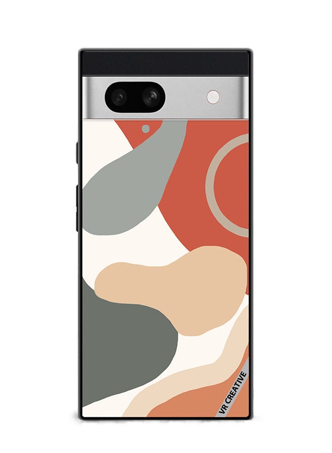 VR CREATIVE Protective Case Cover For Google Pixel 7a Layers Design Multicolour - Image 1