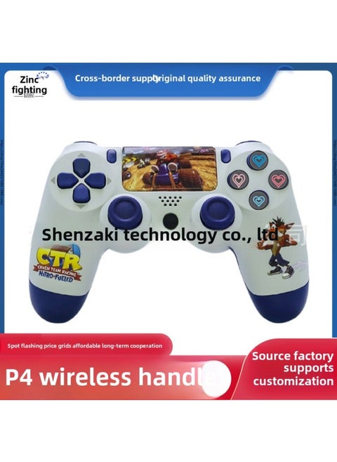 Preferred PS. 4 Game Handle Six Axis Dual Vibration P4 Game Console With Bluetooth Pro Wireless Handle-Product Color:Ancient Wolf