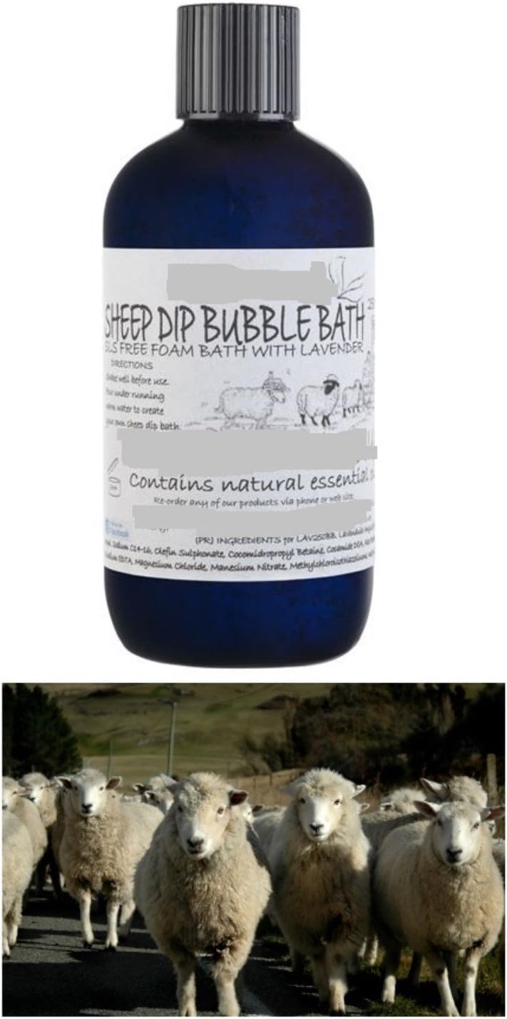 Sheep Dip Bubble Bath 500ml Lavender SLS Free Bubble Bath With Essential Oils