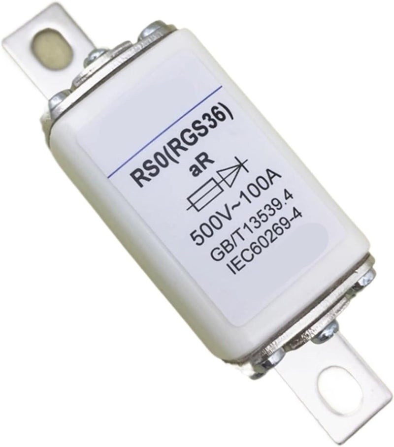 fuses RGS36 RS3 RS0 aR 500V-60A 80A 100A 125A 150A Quick Fuse Square Tube Bolt Quick Fuse(150A) - Image 2