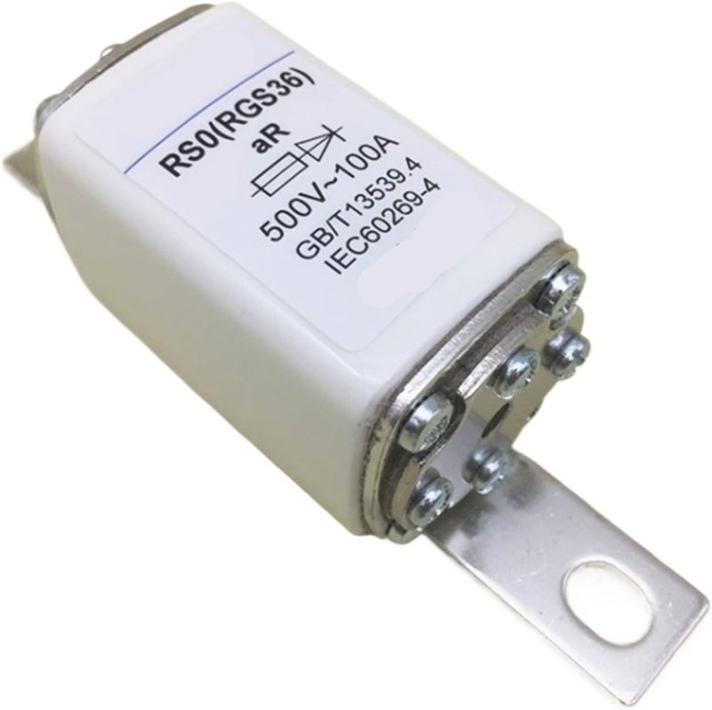 fuses RGS36 RS3 RS0 aR 500V-60A 80A 100A 125A 150A Quick Fuse Square Tube Bolt Quick Fuse(150A) - Image 1
