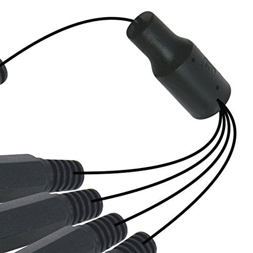 MX 3.5 mm Stereo Headphone Splitter – Gold‑Plated Plug with Dual‑Shielded Cable, 1 Male to 4 Female Splitter, 20 cm - Image 4