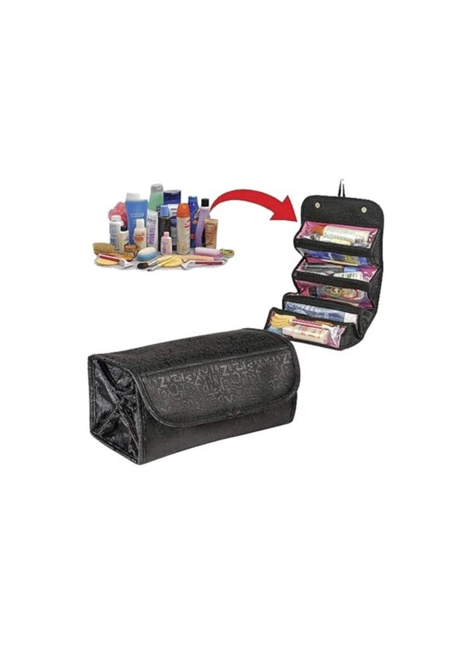 Roll N Go Makeup Tools Travel Bag, Black - Design may vary.  - Image 5