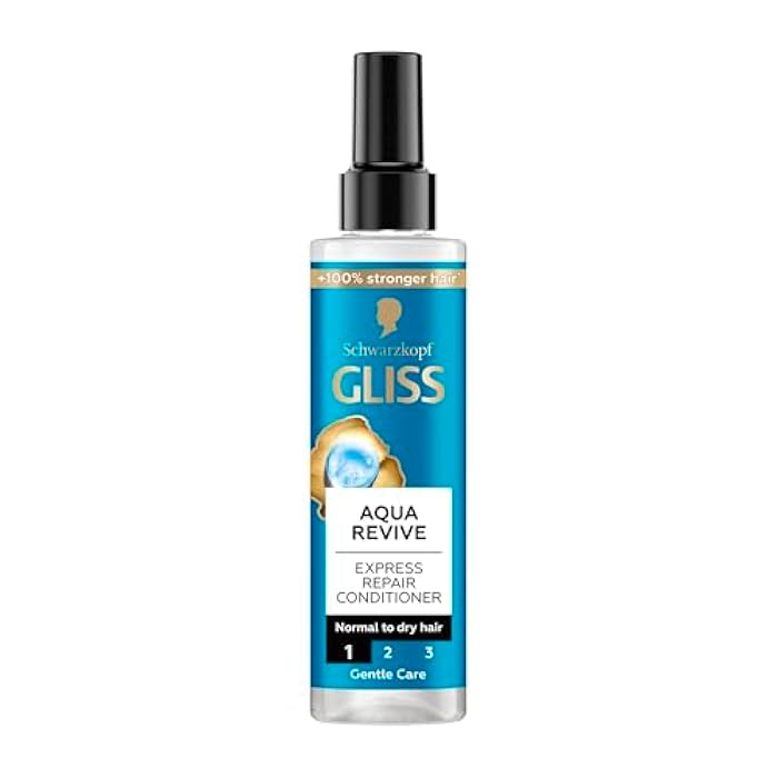 Gliss Schwarzkopf Gliss Hair Repair Aqua Revive Express Hair Conditioner 200ml - Image 1
