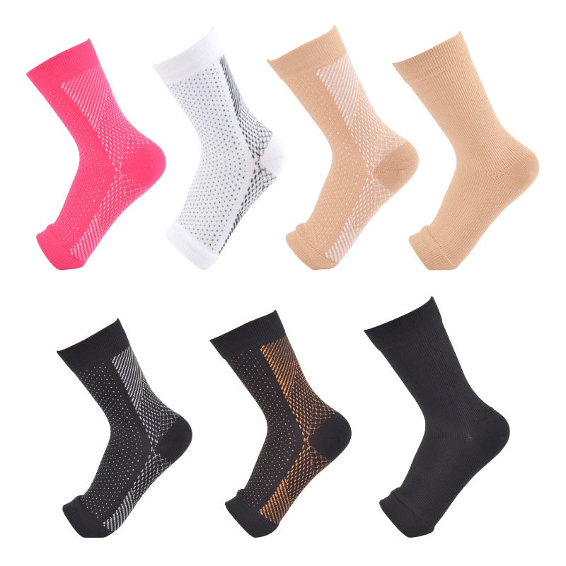 Ready Supply Of Open-Toe Socks For Sports And Running Pressure Sweat-Absorbent Socks With Breathable Elastic Heels - Image 2