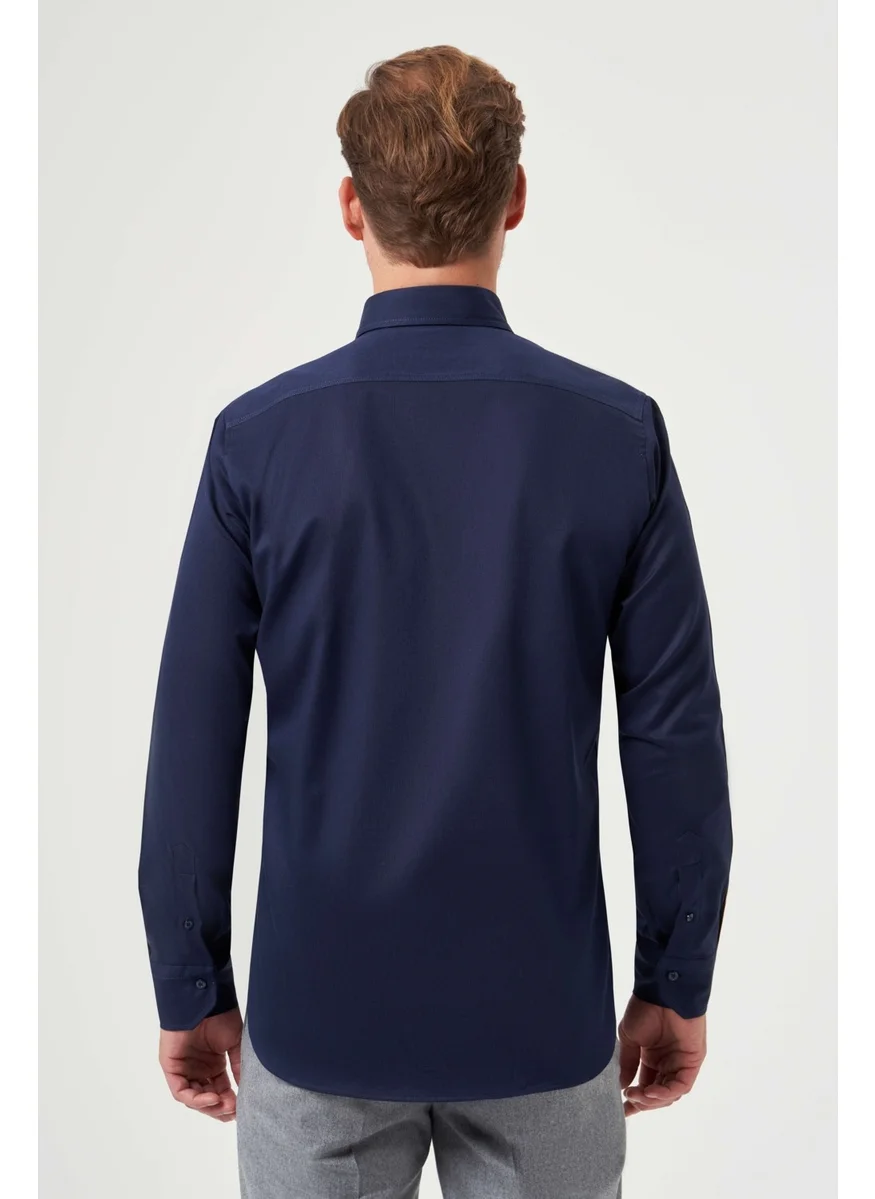 Bisse Men's Regular Fit Sports Shirt BLACK GM23K232026_D39