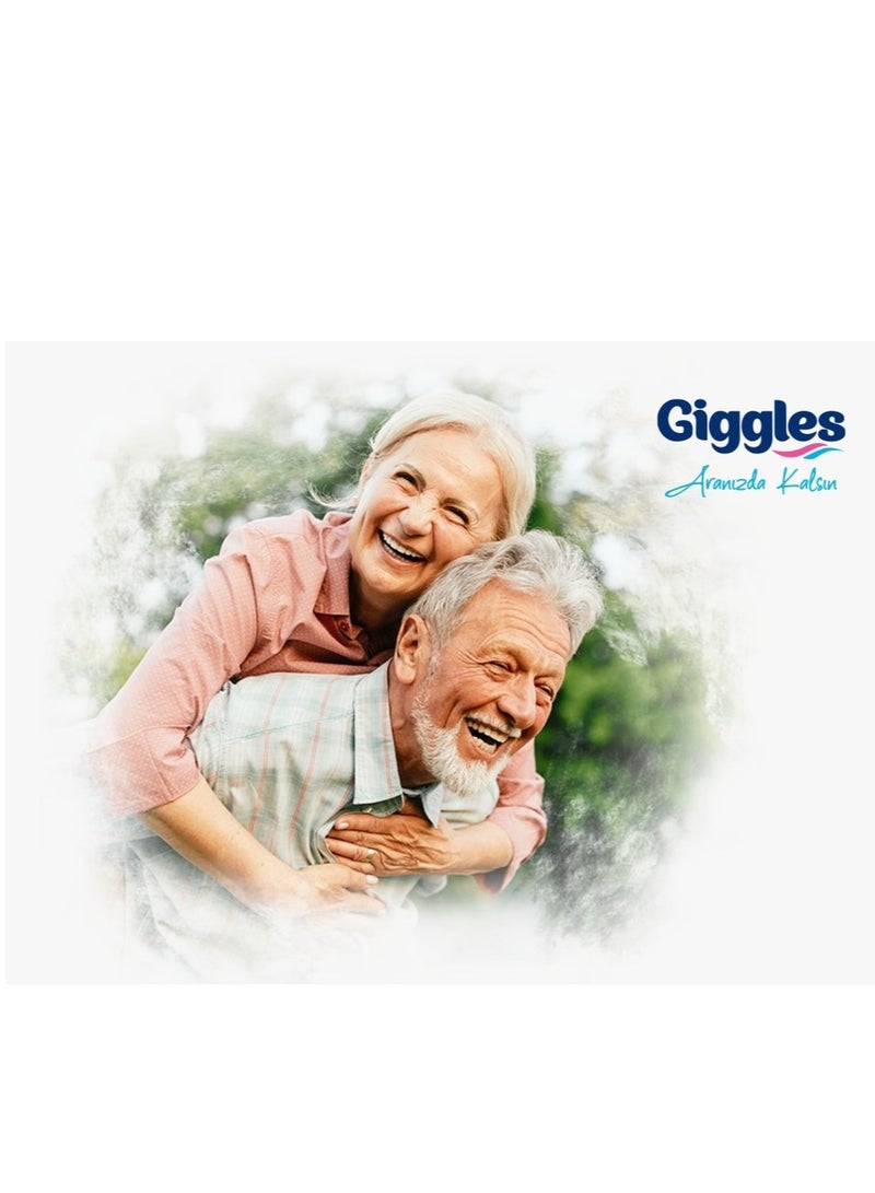 جيجلز حفاضات جيجلز للكبار - للجنسين، فائقة الامتصاص، مقاس متوسط ​​- 30 قطعة - Image 5